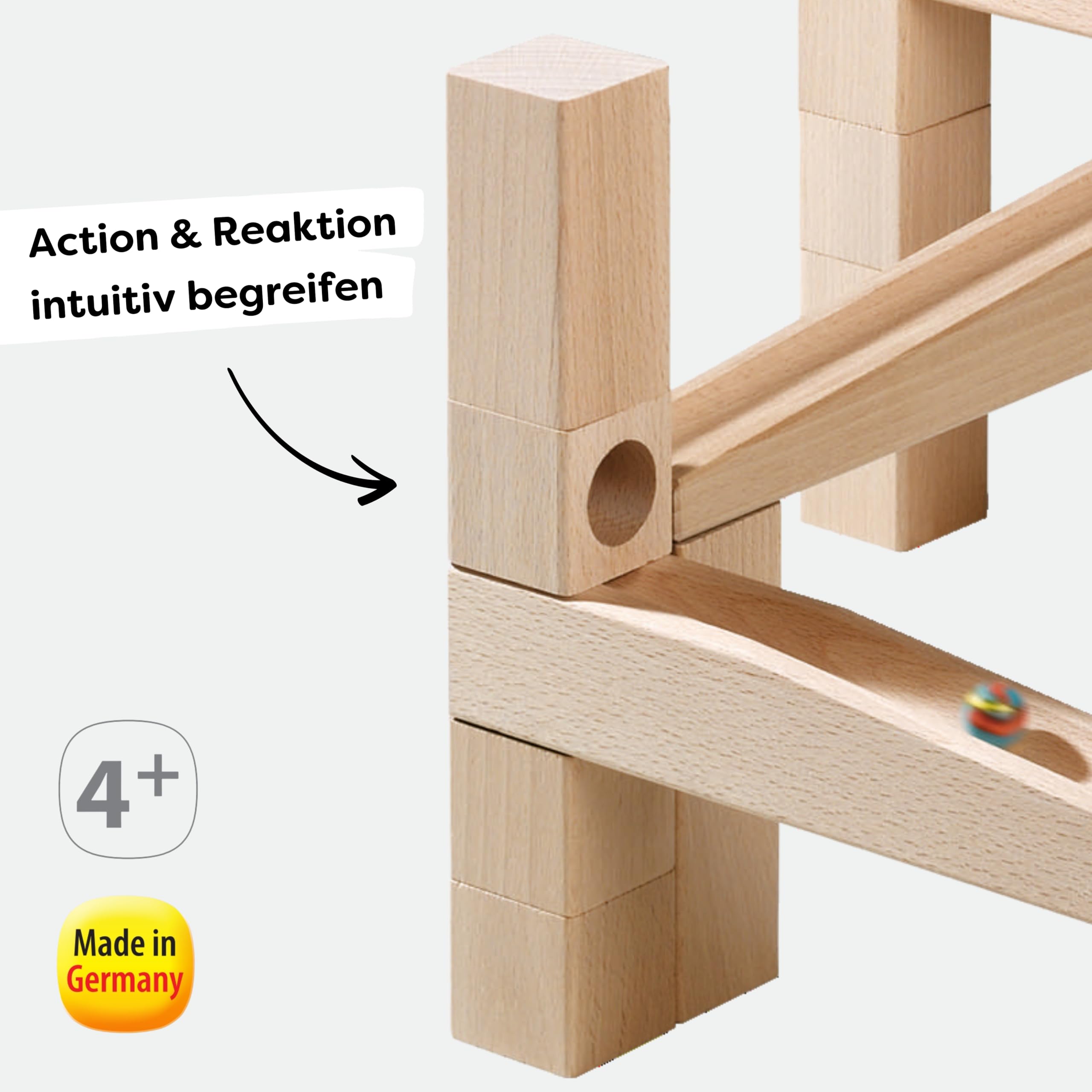 クーゲルバーン大＆クーゲルバーンシップ HABA ハバ ] はじめてのクーゲルバーン シップ ドイツ 1歳半